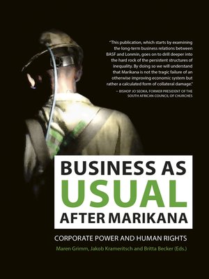 cover image of Business as Usual after Marikana